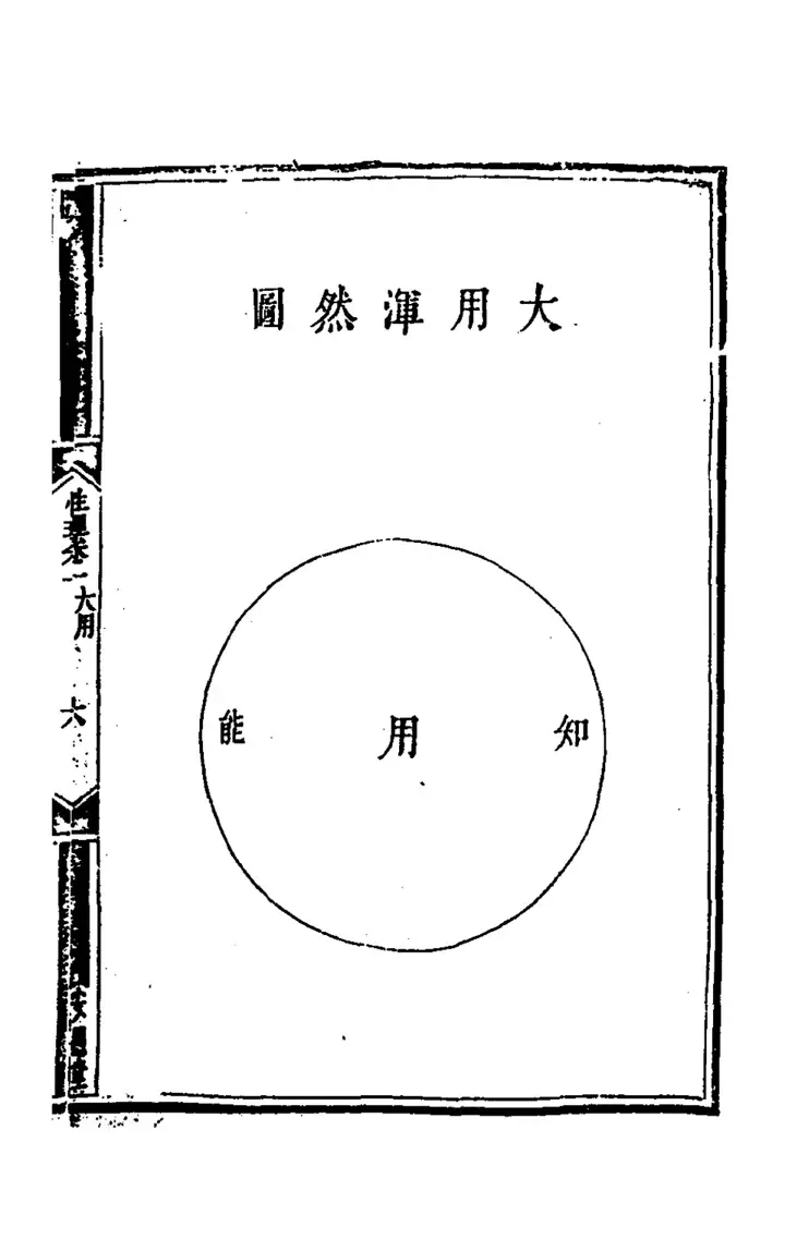 The diagram 大用渾然圖 (page 13 of the scan)