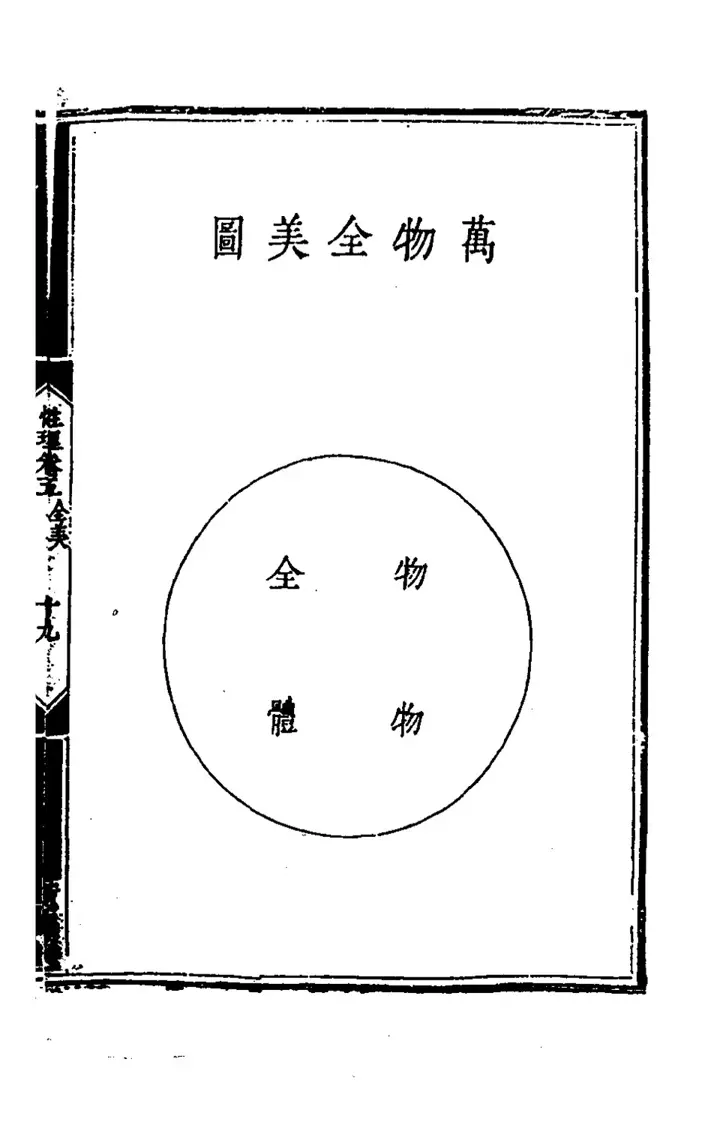 The diagram 萬物全美圖 (page 37 of the scan)