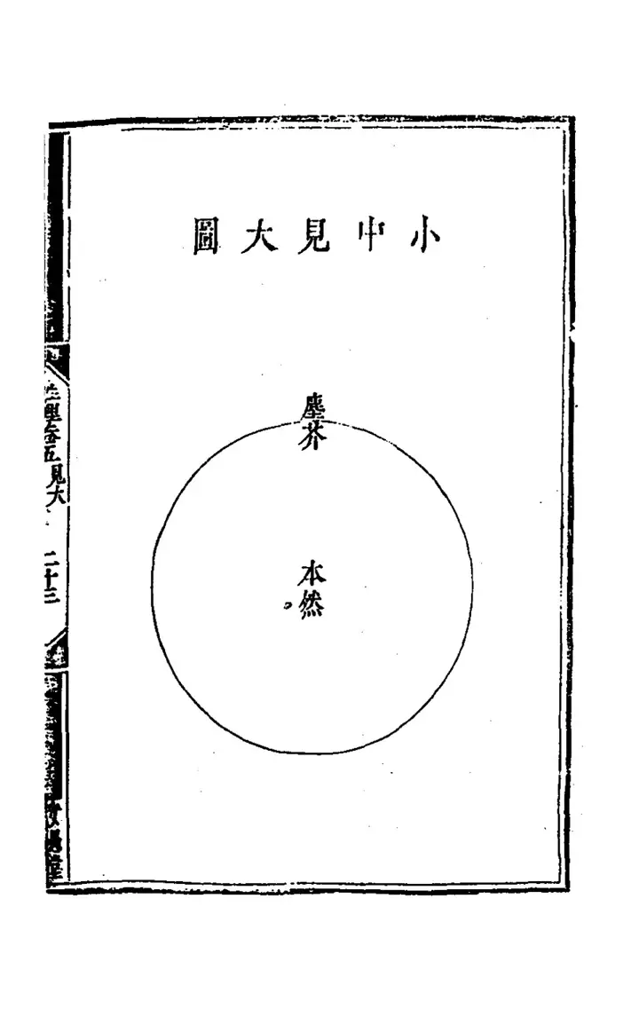 The diagram 小中見大圖 (page 44 of the scan)